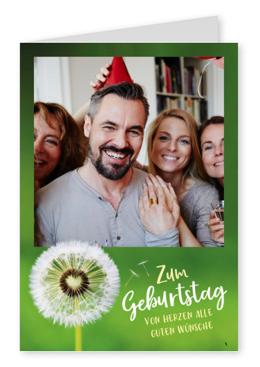 CARTELINA Grußkarten Zum Geburtstag von Herzen alle guten Wünsche