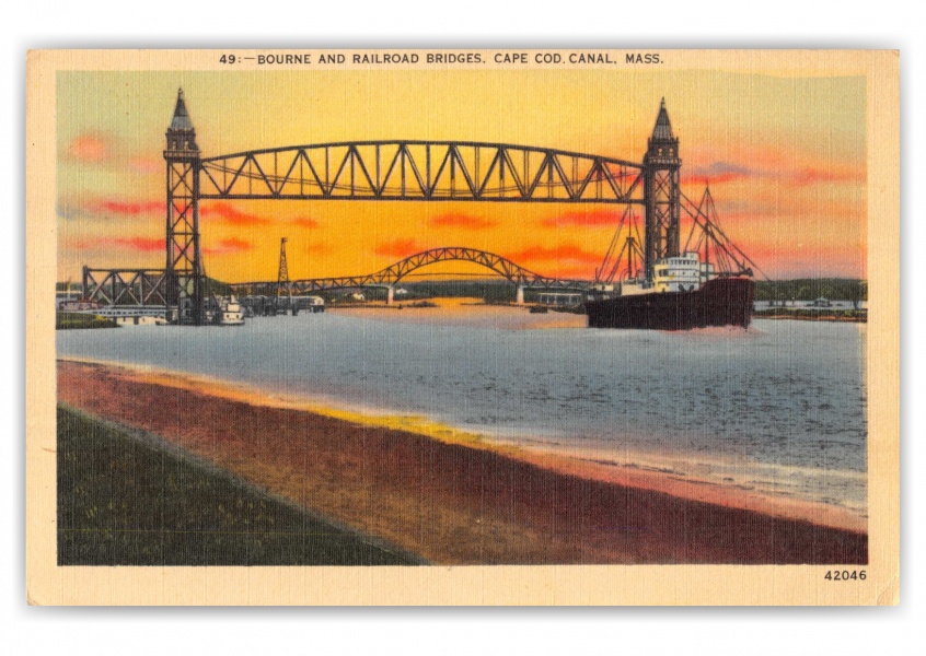     Cape Cod, Massachusetts, Bourne and Railroad Bridges