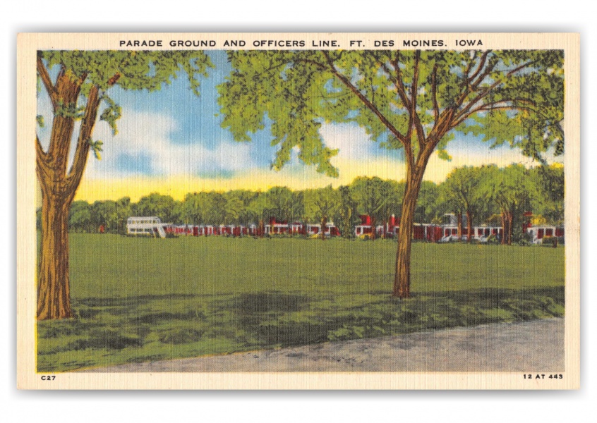     Des Moines, Iowa, Parade Ground and Officers Line