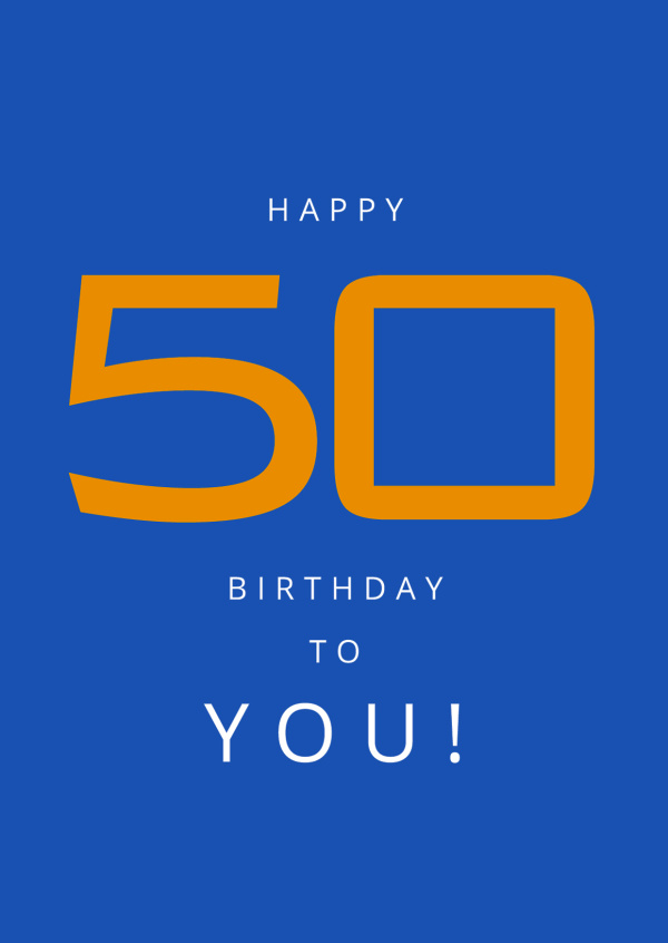 50 Happy Birthday to you