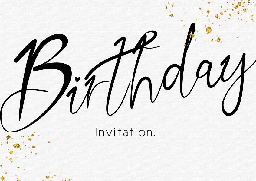 Birthday invitation