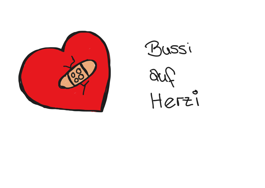 Bussi auf Herzi