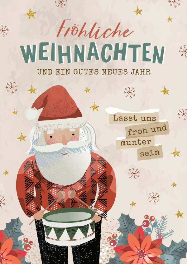 Fröhliche Weihnachten und ein gutes neues Jahr