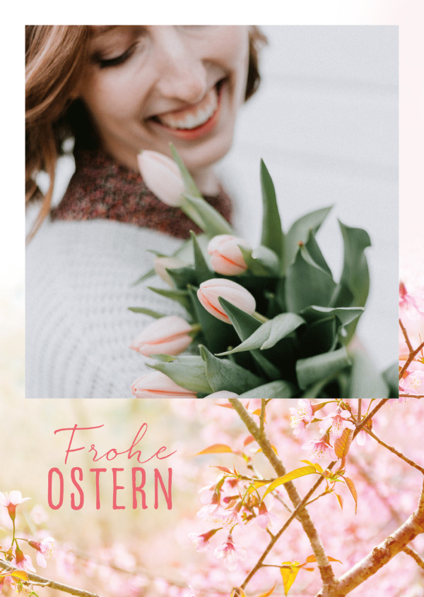 Postkarte Frohe Ostern