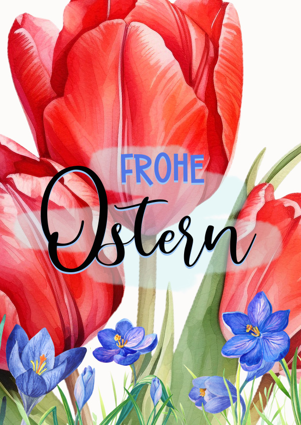 Postkarte Frohe Ostern