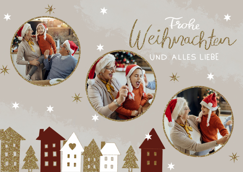 Frohe Weihnachten und alles Liebe