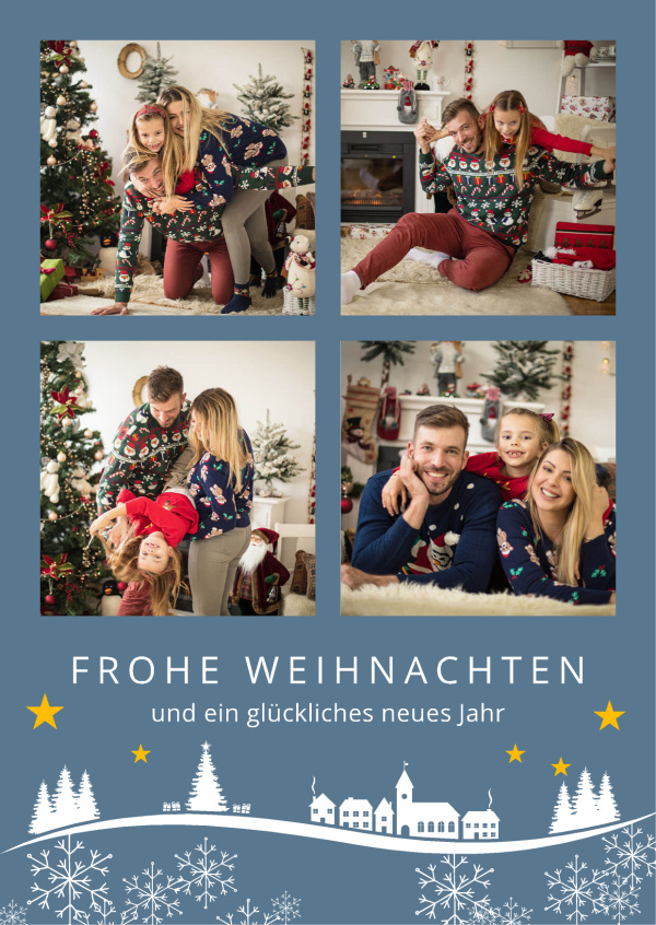 Frohe Weihnachten und ein glückliches neues Jahr