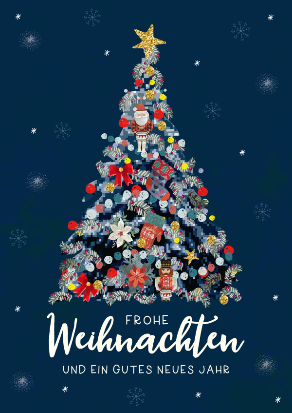 Frohe Weihnachten und ein gutes neues Jahr