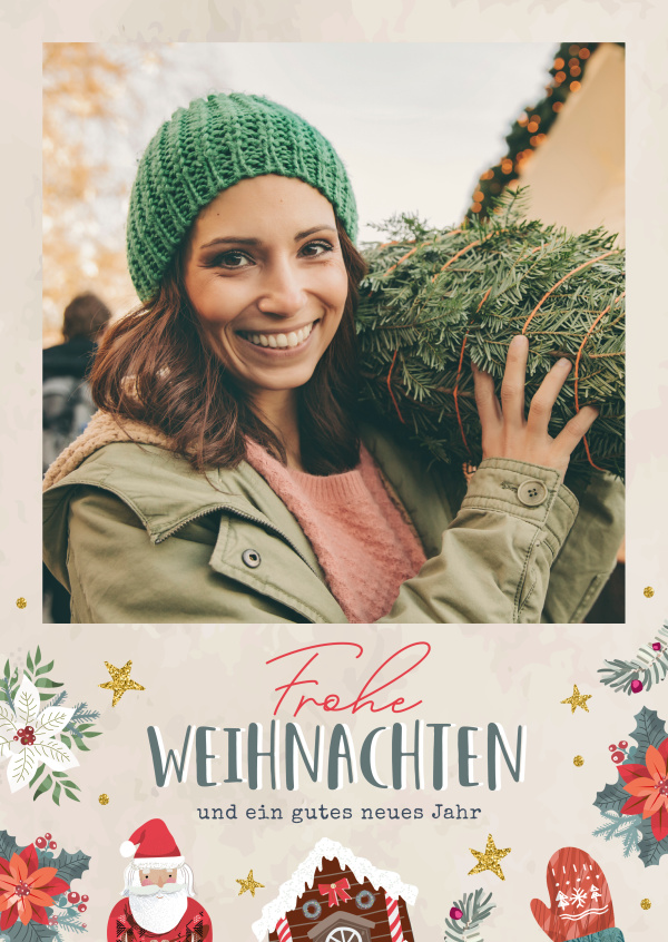 Frohe Weihnachten und ein gutes neues Jahr