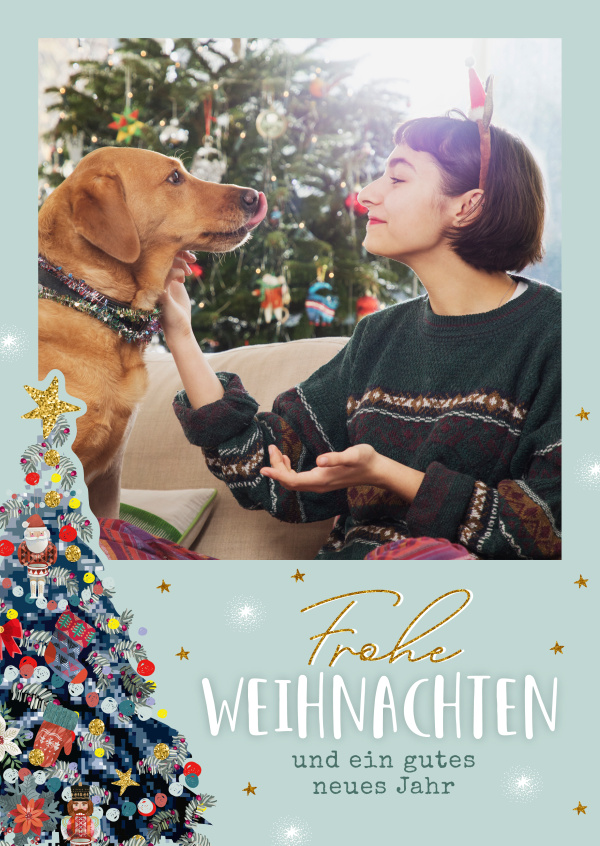 Frohe Weihnachten und ein gutes neues Jahr