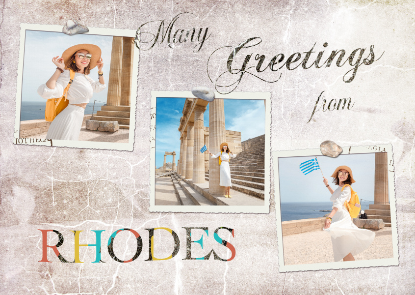 Many greetings from Rhodes
