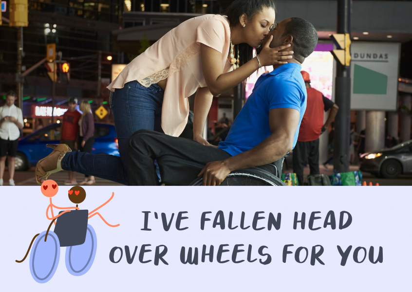 I've fallen head over wheels for you