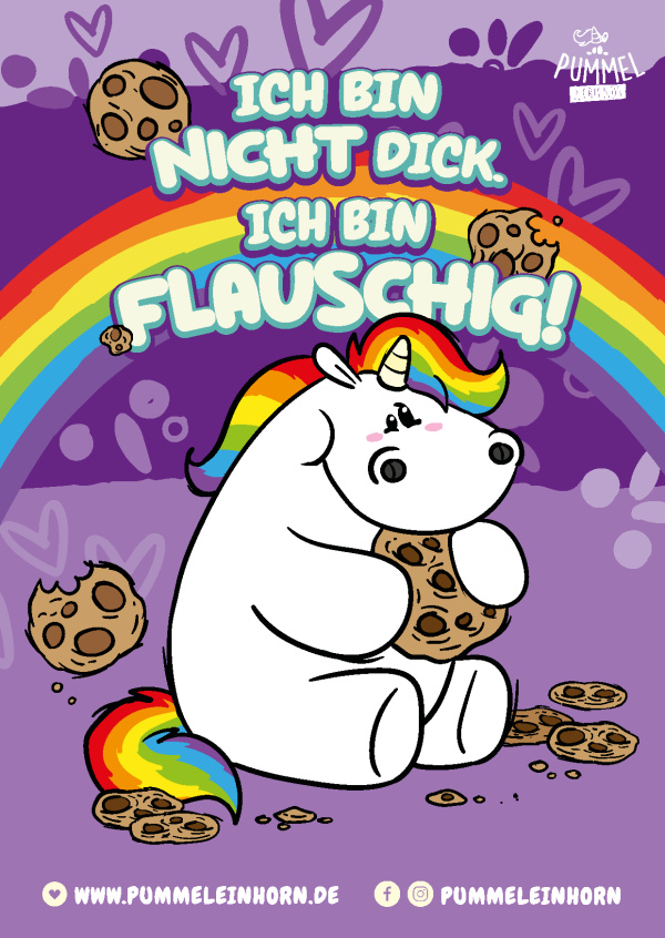 Ich bin nicht dick. Ich bin flauschig