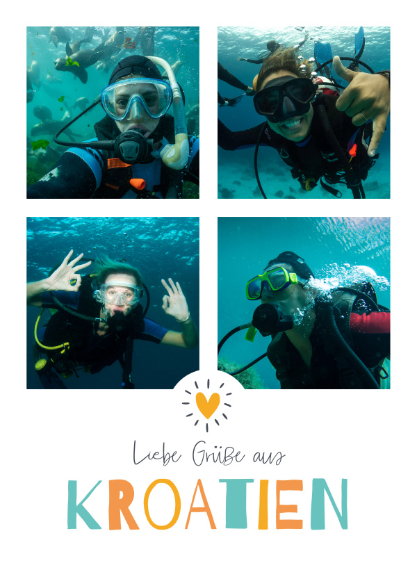 Liebe Grüße aus Kroatien