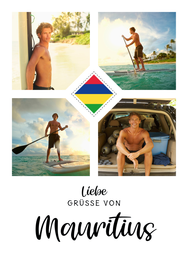 Liebe Grüße aus Mauritius