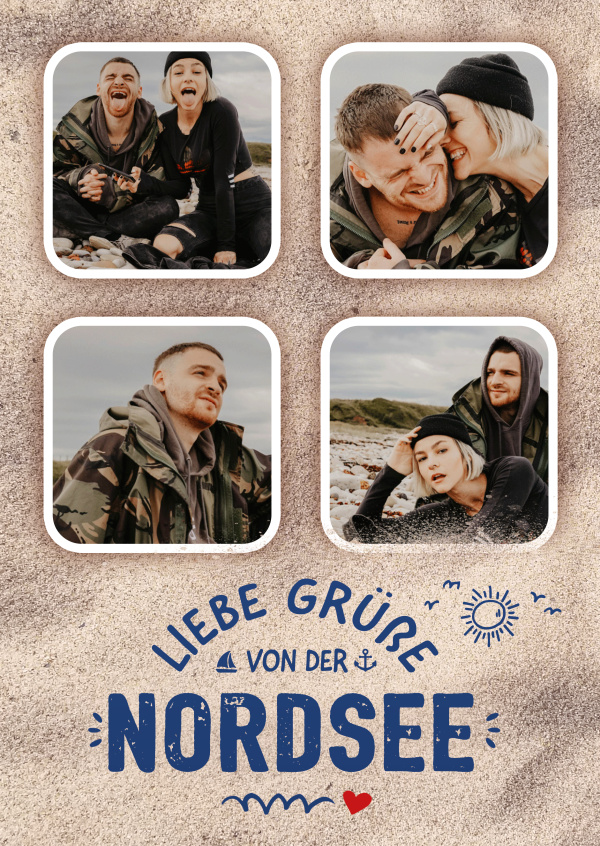 Liebe Grüße von der Nordsee