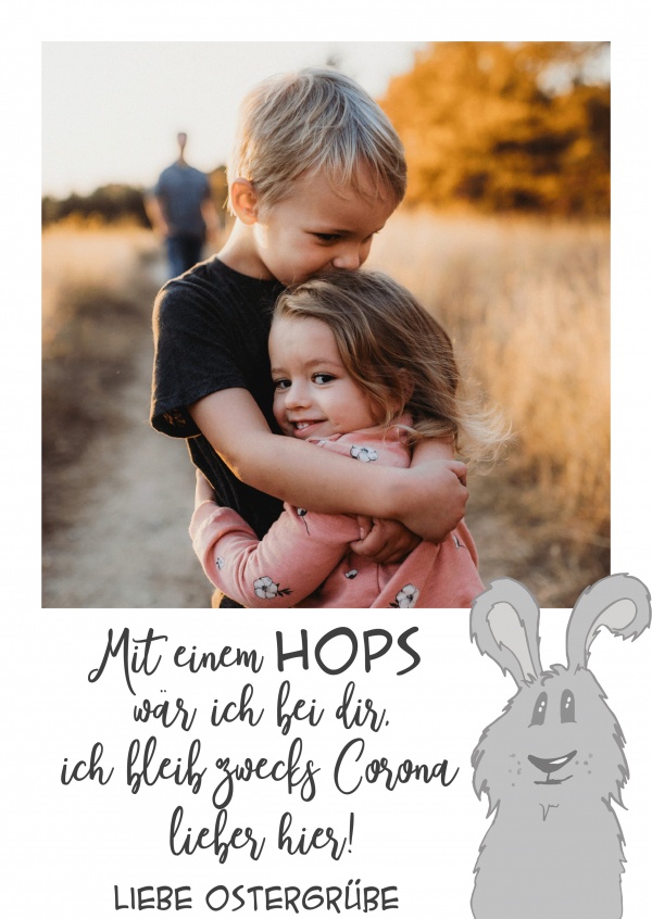 Postkarte Liebe Ostergrüße