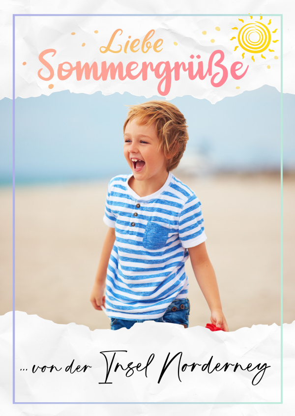 Liebe Sommergrüße von der Insel Norderney