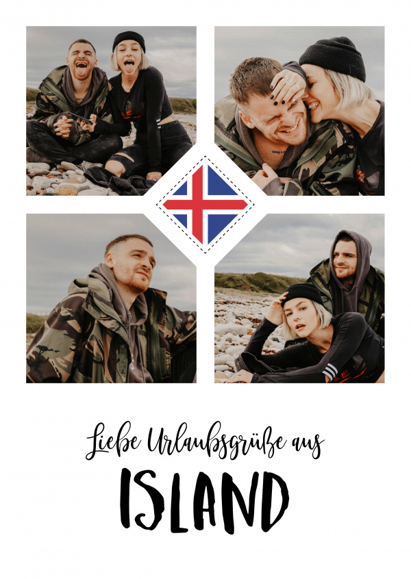 Liebe Urlaubsgrüße aus Island