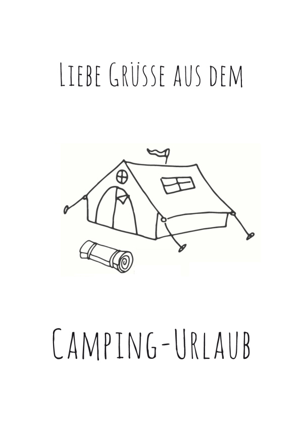 MERIDIAN DESIGN - Liebe Grüße aus dem Camping-Urlaub