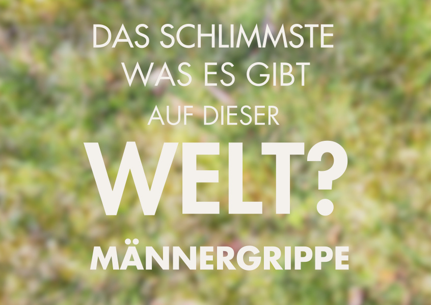 Männergrippe
