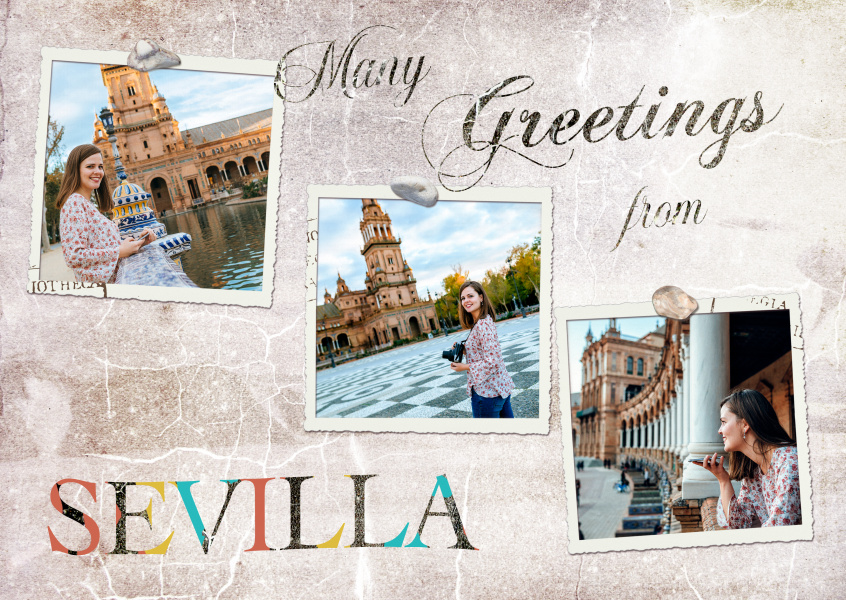 Many greetings from Seville