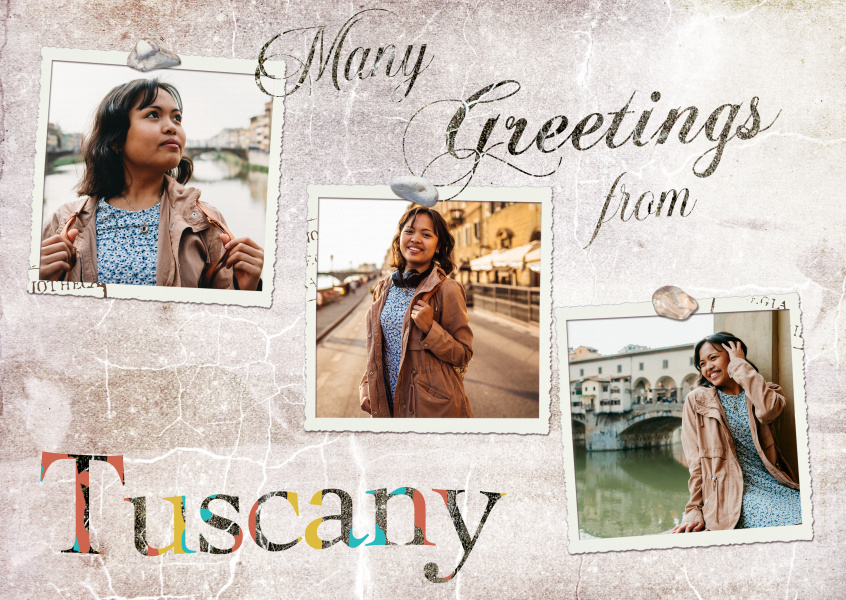Many Greetings from Tuscany