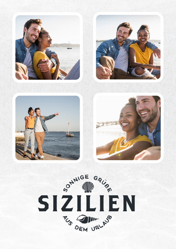 Sizilien Sonnige Grüße aus dem Urlaub