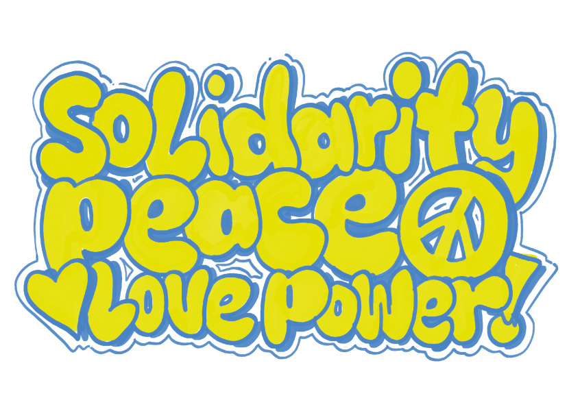 Solidarity peace love power