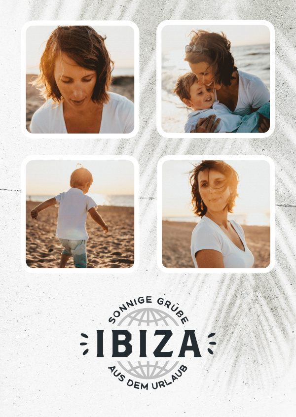 Sonnige Grüße aus dem Urlaub - Ibiza