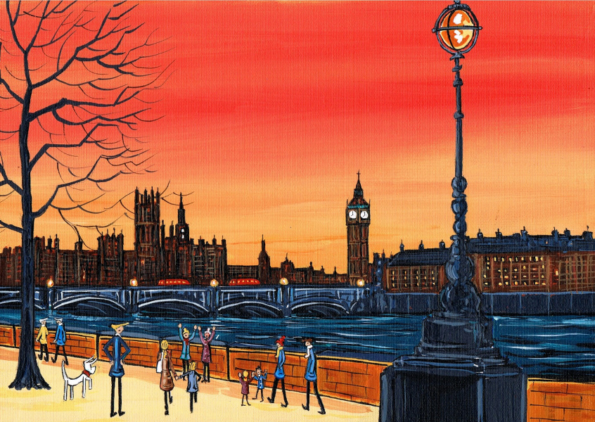 Painting from South London Artist Dan Old England London