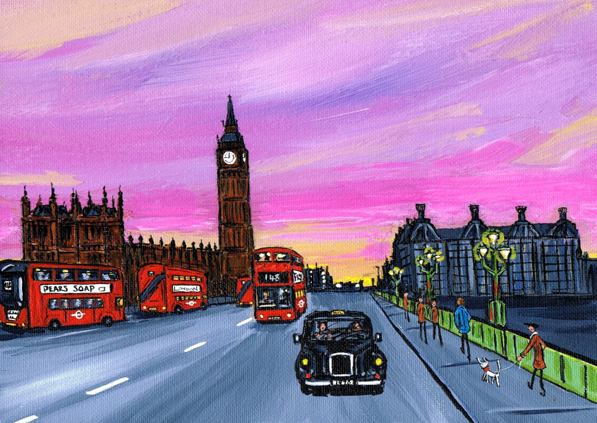 Painting from South London Artist Dan Pink London