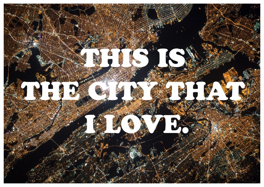 This Is The City That I Love New York City Spruch Urlaubsgrusse Und Spruche Echte Postkarten Online Versenden