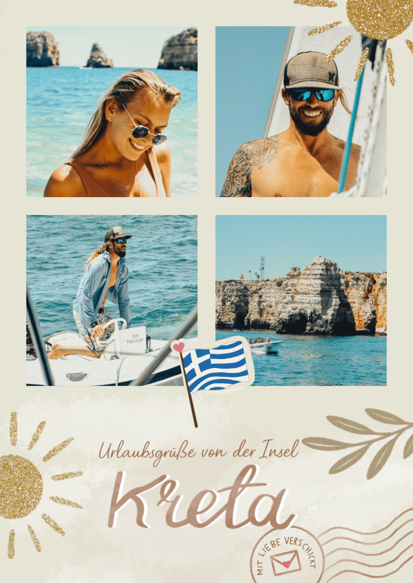 Urlaubsgrüße von der Insel Kreta