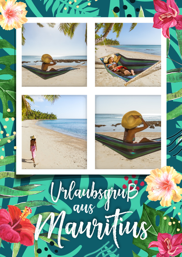 Urlaubsgruß aus Mauritius