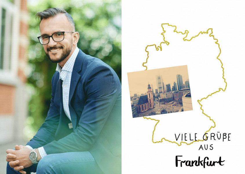 Viele Grüße aus Frankfurt