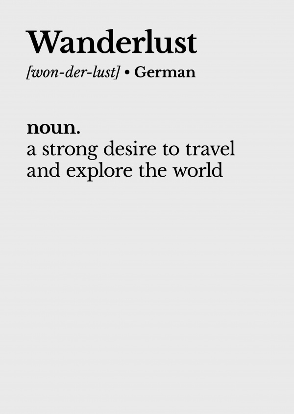 Wanderlust definition