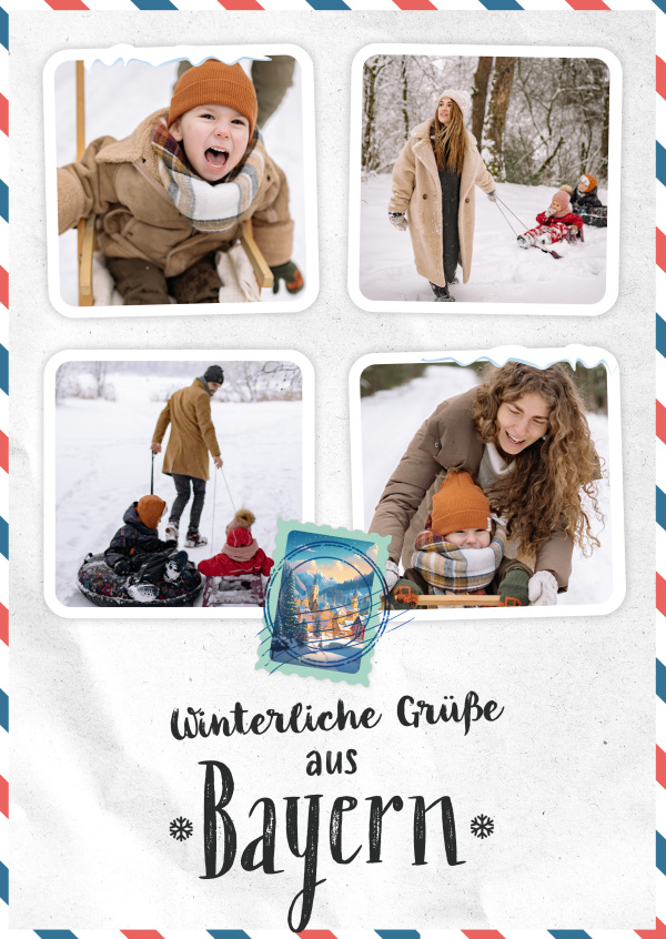 Winterliche Grüße aus Bayern