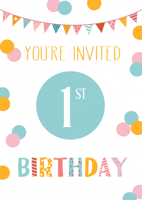 You're invited 1st birthday