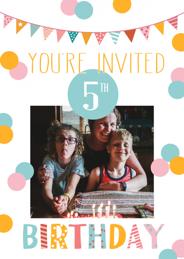 You're invited 5th birthday