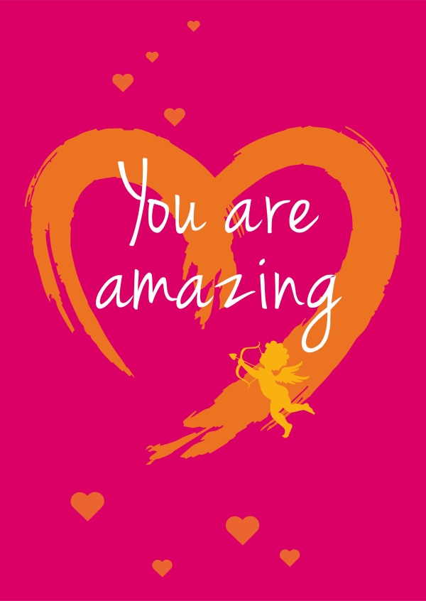 You are amazing | Love Cards  Quotes | Send real postcards online