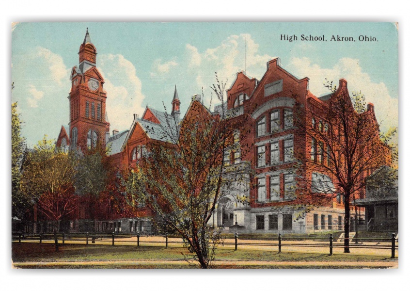 Akron Ohio High School Exterior