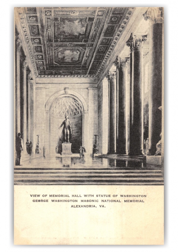 Alexandria, Virginia, Memorial Hall with Georgia Washington statue, Masonic National memorial