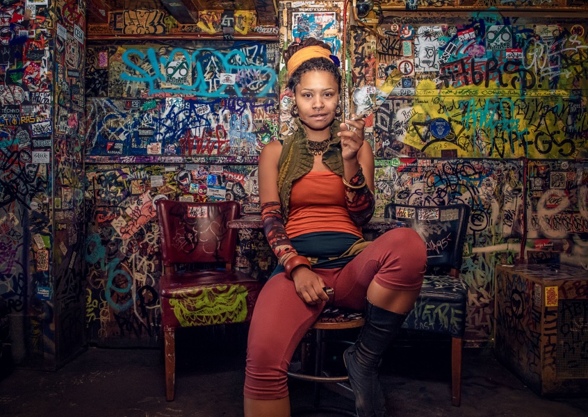 Maria Cavali foto de TANIA de los Coffeeshops de Amsterdam Proyecto