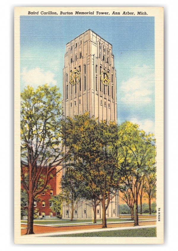 Ann Arbor, Michigan, Baird Carillon, Burton Memorial Tower