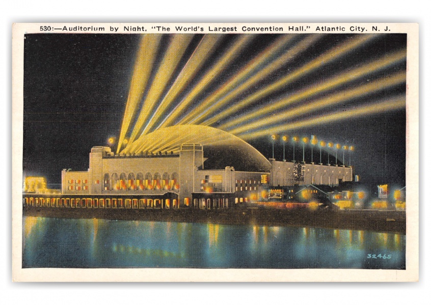 Atlantic City, New Jersey, Auditorium by Night