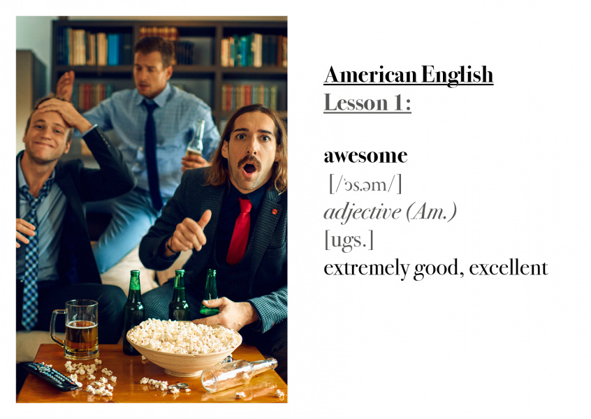 HEIMAT utomlands â€“ Amerikansk engelska lektion 1: awesome
