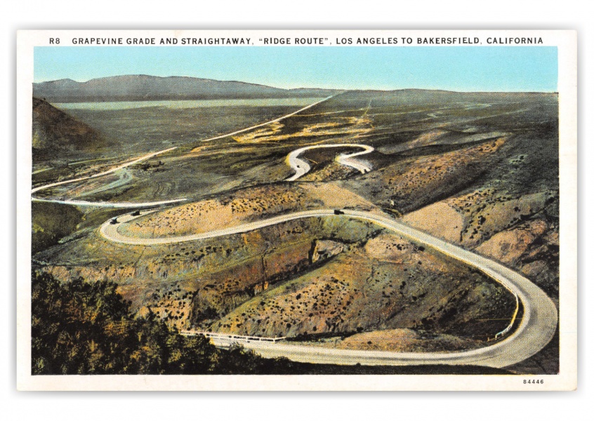 Bakersfield, California, Grapevine Grade and Straightway