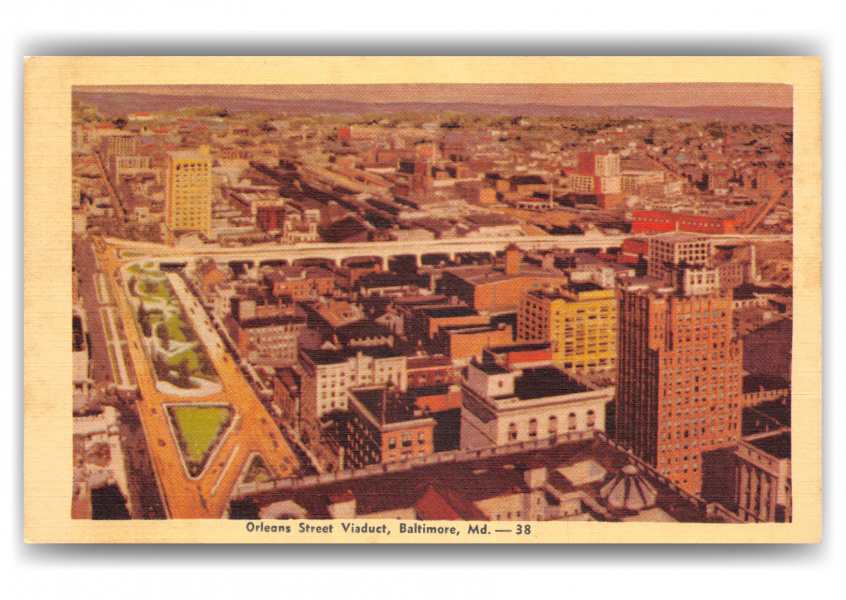 Baltimore, Maryland, Orleans Streets Viaduct