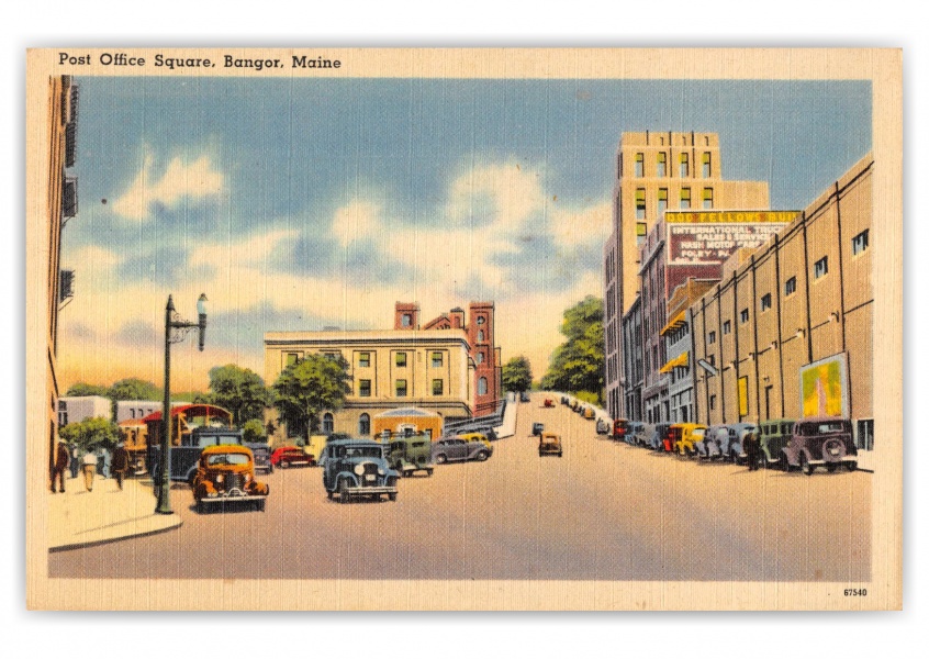 Bangor, maine, Post Office Square